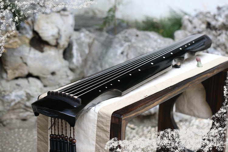 Pengfei Premiun Grade Old Firwood hand-made 7 strings Guqin for beginners & performers 鵬飛優質老杉木手制生漆古琴