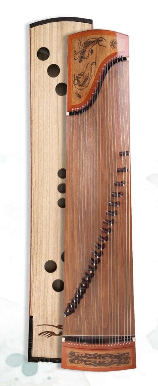 SongYang Guqin hecho a mano de madera de abeto viejo de 7 cuerdas para principiantes 頌揚手制七弦古琴