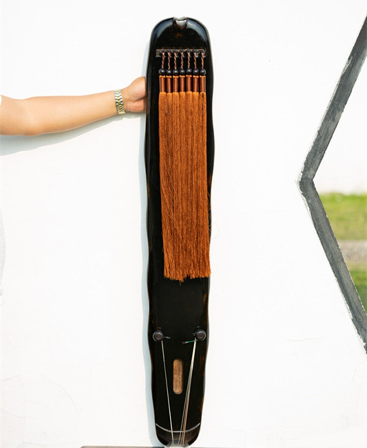 Pengfei Premiun Grade Old Firwood hand-made 7 strings Guqin for beginners & performers 鵬飛優質老杉木手制生漆古琴