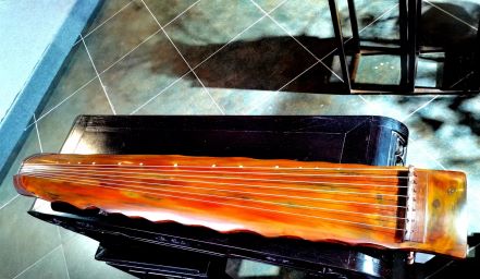 Meixi Luo Xia style Paulownia wood 7 strings Collection Guqin 梅溪落霞式桐木收藏古琴